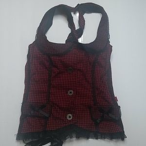 Tripp NYC Lace up halter top